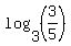 log%283%2C%283%2F5%29%29
