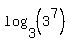log%283%2C%283%5E7%29%29
