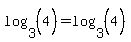 log%283%2C%284%5E%22%22%29%29=log%283%2C%284%5E%22%22%29%29