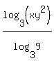 log%283%2C%28xy%5E2%29%29%2Flog%283%2C9%29
