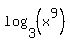 log%283%2C+%28x%5E9%29%29
