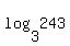 log%283%2C+243%29