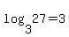 log%283%2C27%29+=+3