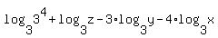 log%283%2C3%5E4%29%2Blog%283%2Cz%29-3%2Alog%283%2Cy%29-4%2Alog%283%2Cx%29%29+