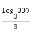 log%283%2C330%29%2F3
