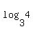 log%283%2C4%29
