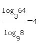 log%283%2C64%29%2Flog%289%2C8%29+=+4