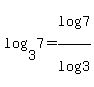 log%283%2C7%29+=+log%287%29%2Flog%283%29