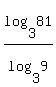 log%283%2C81%29%2Flog%283%2C9%29