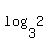 log%283+%2C2%29