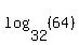 log%2832%2C+%2864%29%29
