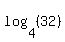 log%284%2C%2832%29%29