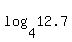log%284%2C12.7%29+