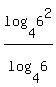 log%284%2C6%5E2%29%2Flog%284%2C6%29