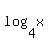 log%284%2Cx%29