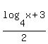 log%284%2Cx%2B3%29%2F2