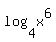 log%284%2Cx%5E6%29