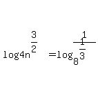 log%284n%5E%283%2F2%29%29=log%281%2F8%5E%281%2F3+%29%29