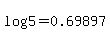 log%285%29=0.69897