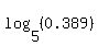 log%285%2C%280.389%29%29
