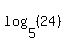 log%285%2C%2824%29%29