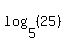 log%285%2C%2825%29%29