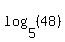 log%285%2C%2848%29%29