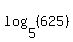 log%285%2C%28625%29%29