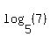 log%285%2C+%287%29%29