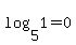 log%285%2C1%29=0