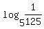 log%285%2C1%2F125%29