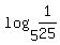 log%285%2C1%2F25%29