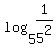 log%285%2C1%2F5%5E2%29