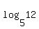 log%285%2C12%29