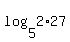 log%285%2C2%2A27%29