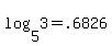 log%285%2C3%29=.6826+