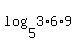 log%285%2C3%2A6%2A9%29