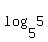 log%285%2C5%29