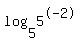log%285%2C5%5E-2%29