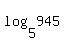 log%285%2C945%29