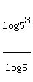 log%285%5E3%29%2Flog%285+%29