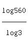 log%28560%29%2Flog%283%29