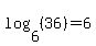 log%286%2C%2836%29%29=6