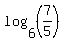 log%286%2C%287%2F5%29%29