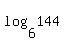 log%286%2C+144%29