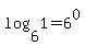 log%286%2C1%29+=+6%5E0