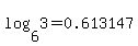 log%286%2C3%29+=+0.613147