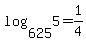 log%28625%2C5%29+=+1%2F4
