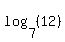 log%287%2C%2812%29%29