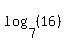 log%287%2C%2816%29%29